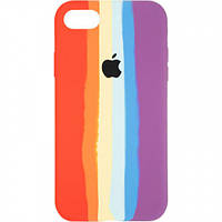 Чехол Fiji Colorfull для Apple iPhone SE (2020) бампер накладка Rainbow