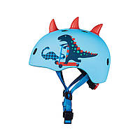 Защитный шлем премиум MICRO с LED габаритами Скутерозавр размер M 52 56 cm