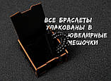 Браслет чоловічий шкіряний WINGSET чорний широкий на руку, фото 9