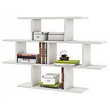 Полиця навісна на стіну MebelProff Trend 6, книжкова полиця, декоративна полиця в кімнату, будинок., фото 2