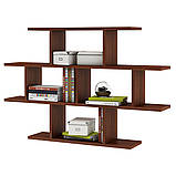 Полиця навісна на стіну MebelProff Trend 6, книжкова полиця, декоративна полиця в кімнату, будинок., фото 3