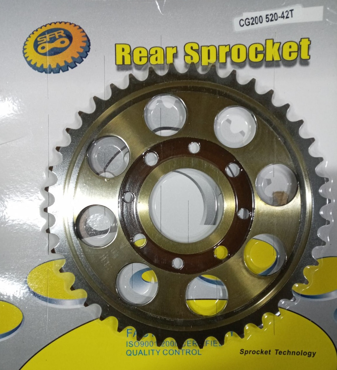 Зірка CG-200 520x42T SFR Polish Gold\Black