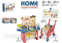 Тележка Супермаркет детский 40 предметов, свет, звук