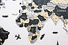 Багатошарова дерев'яна карта світу на стіну, фото 7