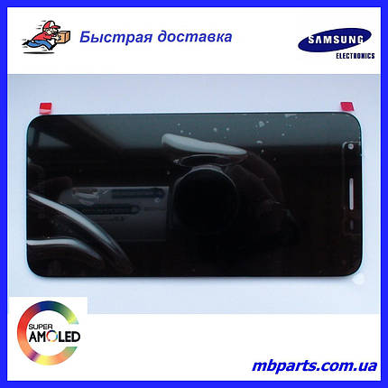 Дисплей з сенсором Samsung А260 Galaxy А02 Core Black, GH97-23123A, оригінал!, фото 1