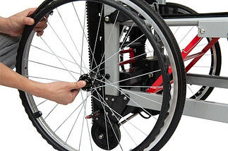 Сходовий підйомник для інвалідів MIRID ЅТ00ЗА з додатковими активними колесами., фото 2