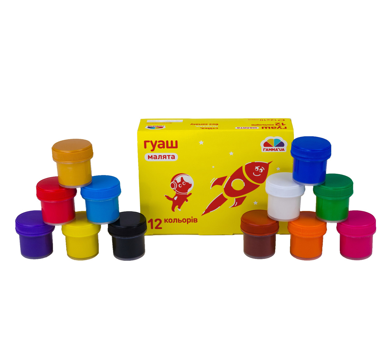 Гуаш СФ2 Малята 12кол/10мл