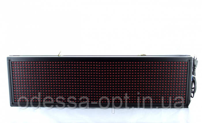 Вуличний світлодіодний рядок, програмований, 135*40 Red (червоні LED діоди), фото 2