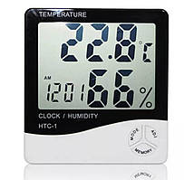 Цифровий гігрометр, термометр, годинник HTC-1