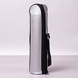 Термос з нержавіючої сталі Kamille KM-2059 Синій 1000мл Термос для чаю з чашкою Компактний термос, фото 5