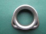 D-подібне кільце з круглим коушем для сонцезахисних тентів, нержавіюча сталь А4 (AISI 316), фото 2
