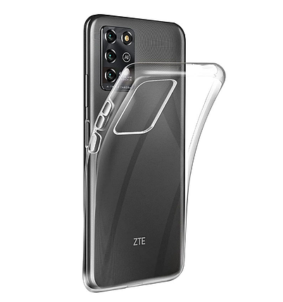 TPU чохол глянсовий для ZTE Blade V30 Vita (на зті блейд на30 віта) прозорий, фото 1