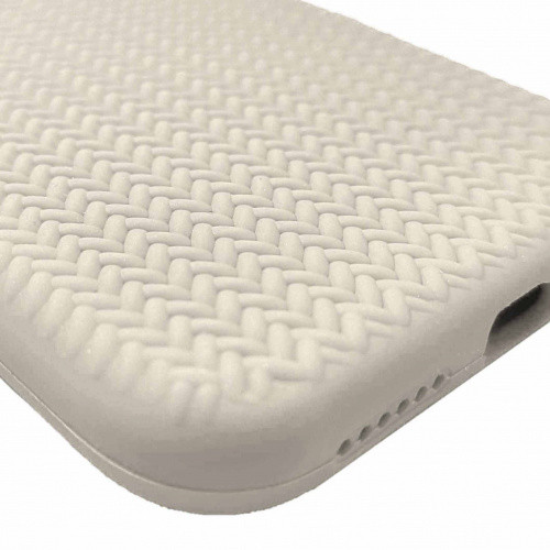 Чохол Silicone Knitted для Apple iPhone X/XS (05) Antique white - фото 3 - id-p1548337057