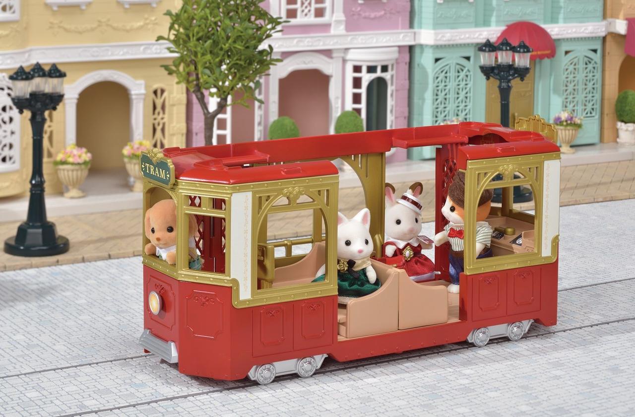 Sylvanian families sale tram