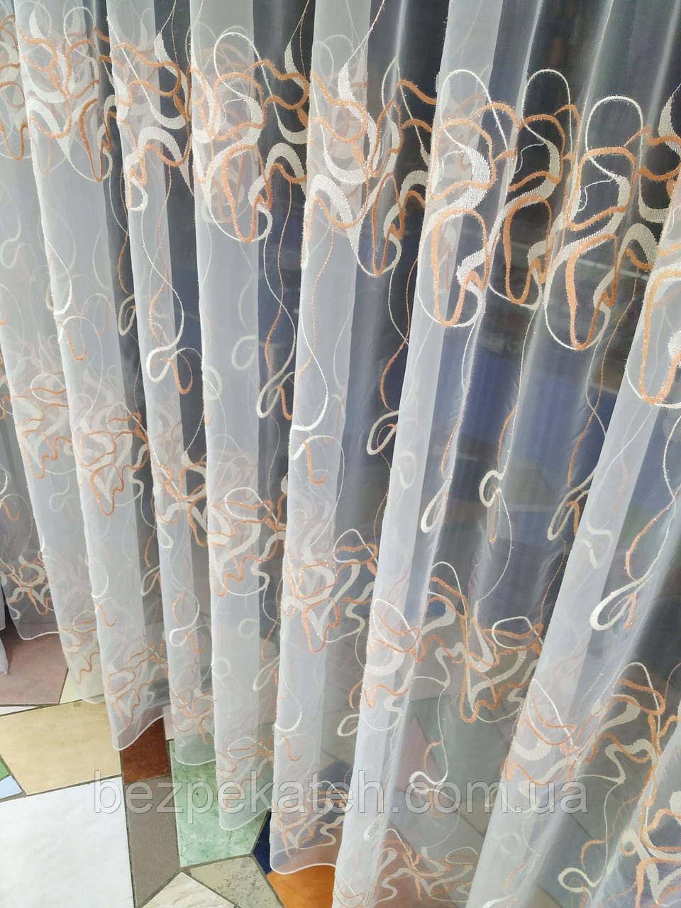 Красива тюль. Сучасна тюль. Тюль в зал. Тюль в спальню. Ніжна тюль ...