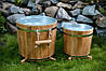 Діжка для рослин 12 літрів з металевою вставкою (ясен), фото 6
