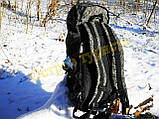 Рюкзак туристический спортивный 45 литров дышащая спина серый с черным, фото 7