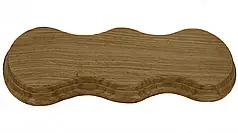 Підрозетник ретро RE дерев'яний "Лакований дуб" Трьохпостовий 38643-02