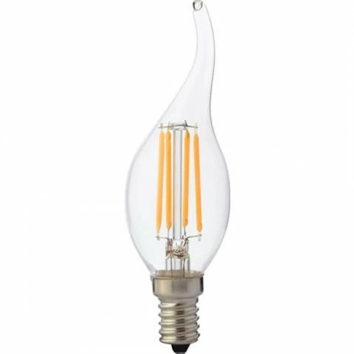 LED лампа Horoz Filament свічка на вітрі 4W E14 4200K 001-014-0004-030