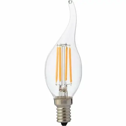 LED лампа Horoz Filament свічка на вітрі 4W E14 4200K 001-014-0004-030, фото 1