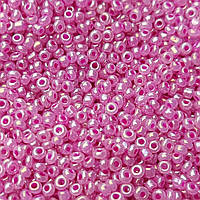 Бісер Finding Розмір 2 мм китайський Малиновий перламутровий Упаковка 50 грам