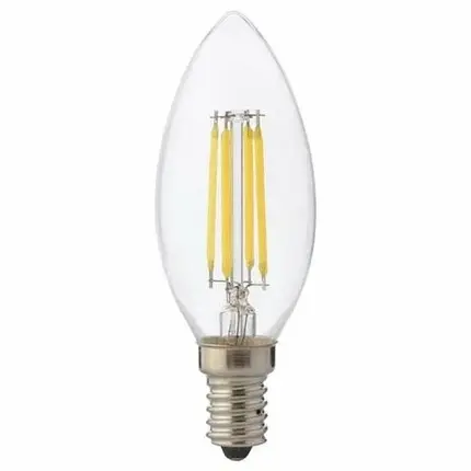 LED лампа Horoz Filament свічка 6W E14 4200K 001-013-0006-030, фото 1