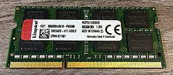 Для ноутбука 8GB DDR3L 1600MHz Kingston KCP3L16SD8/8 PC3L 12800S 2Rx8 RAM Оперативна пам'ять