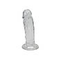 Прозорий фаллоїмітатор Alive Jelly Dildo Majestic, 14,7х3,7 см., фото 2