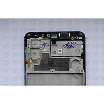 Дисплей з сенсором Samsung M325 Galaxy M32 чорний, GH82-25981A, оригінал, з рамкою!, фото 6