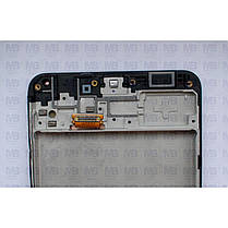 Дисплей з сенсором Samsung M325 Galaxy M32 чорний, GH82-25981A, оригінал, з рамкою!, фото 5