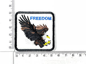 Нашивка Орел Freedom 55х55 мм, фото 2