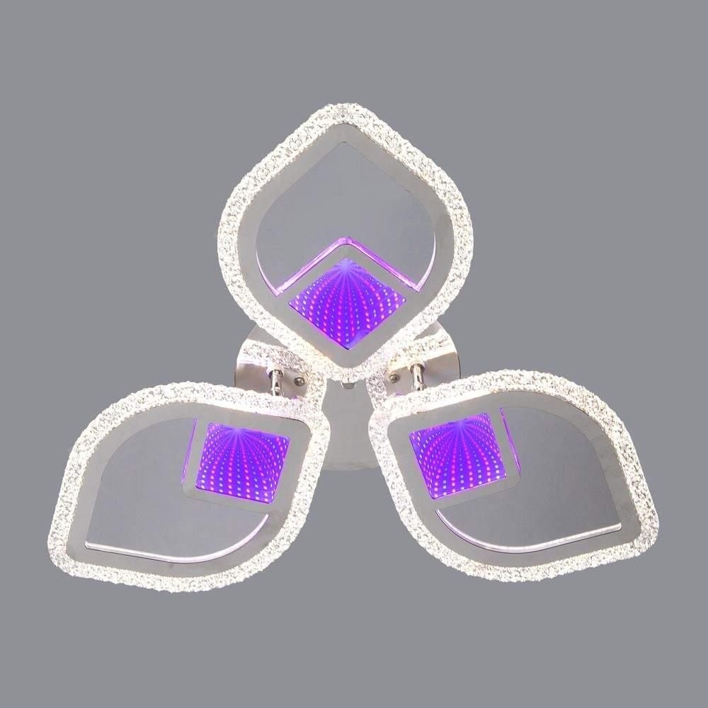 Люстра світлодіодна з 3D-ефектом