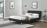 Ліжко Halmar ELANDA т.сіре 140x200 см