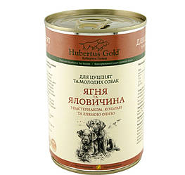 Hubertus Gold (Хубертус Голд) – Консервований корм для цуценят (ягня/яловичина)