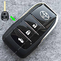 Выкидной модифицированный корпус ключа Toyota 3 кнопки TOY47