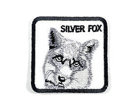 Нашивка Сіра лисиця Silver Fox 55х55 мм