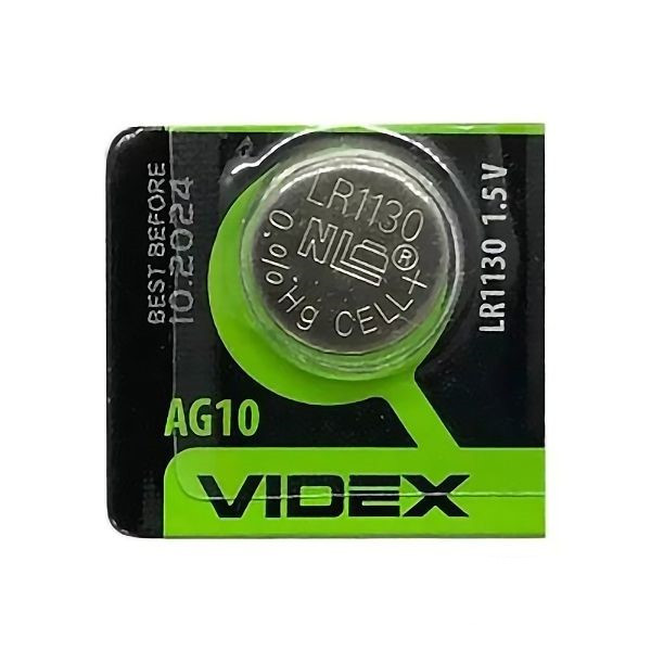 Батарейка Videx AG10 / LR1130 10 pcs (ціна за 1бат.)