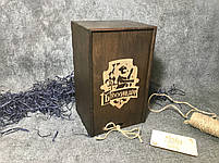 Келих для вина Гаррі Поттер з гравіюванням «КУБОК ВІНЦА» 570 мл у дерев'яній коробочці «Буххіндор» (палісандр), фото 5
