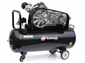 Компресор повітряний з ресивером KowaL Polska ! 3.8 кВт - 100 к. - 660 літ/хв. - Ремінна передача