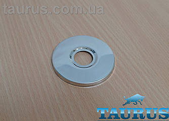 Плоский із гранню нж декоративний фланець D70/висота 5 мм Chrome, внутрішній d1/2" (d20 мм)