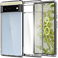 Чохол Spigen для Google Pixel 6 — Ultra Hybrid, Crystal Clear (ACS03438)