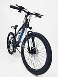 Гірський велосипед HAMMER-24 чорно-синій, фото 4