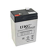 Aккумулятор AGM Battery UKC WST-4.0 (6V 4.0 AH) необслуживаемый аккумулятор АГМ для весов, сигнализации (TI)