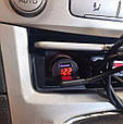 Автомобільний зарядний 2хUSB (12-24В, 5.4А) + Вольтметр / Швидка зарядка QC 3.0 / Адаптер живлення, фото 9