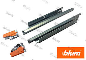 Тандем напрямні часткового висування з Tip-on Blum