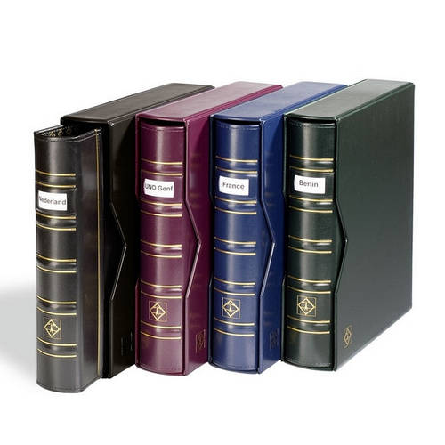 Альбом Leuchtturm, OPTIMA для монет в холдерах або банкнот, з футляром ...