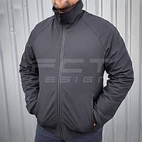 Куртка Мілітарі стрейч демісезонна чорна