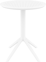 Cтол круглый Siesta Sky Folding Table 60 White