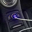 Швидка зарядка QC 3.0 + ВОЛЬТМЕТР / 12 В - 24 В / Автомобільний зарядний пристрій / Адаптер живлення USB, фото 8