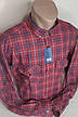 Чоловіча сорочка кашемір (Туреччина) Palmen vd-0133 у клітинку, картата сорочка червона тепла картата класика, фото 7